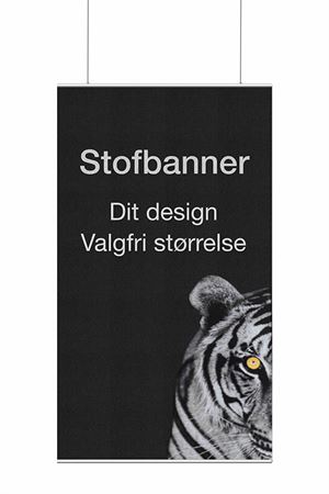 Stofbanner indendørs