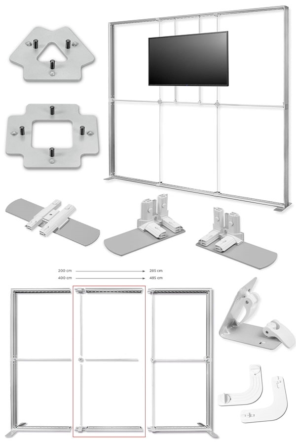 Tilbehør til Display LED Lightbox Build