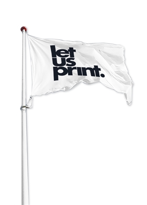 Reklamflagga - Reklamflaggor - Företagsflaggor - flagga med logotyp i standardstorlekar - LetUsPrint.se